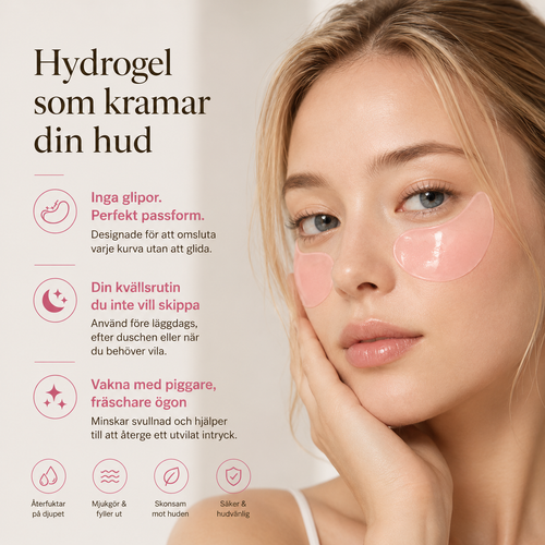 PDRN Pink Caffeine Collagen Eye Patch – Vakna med piggare och yngre ögon