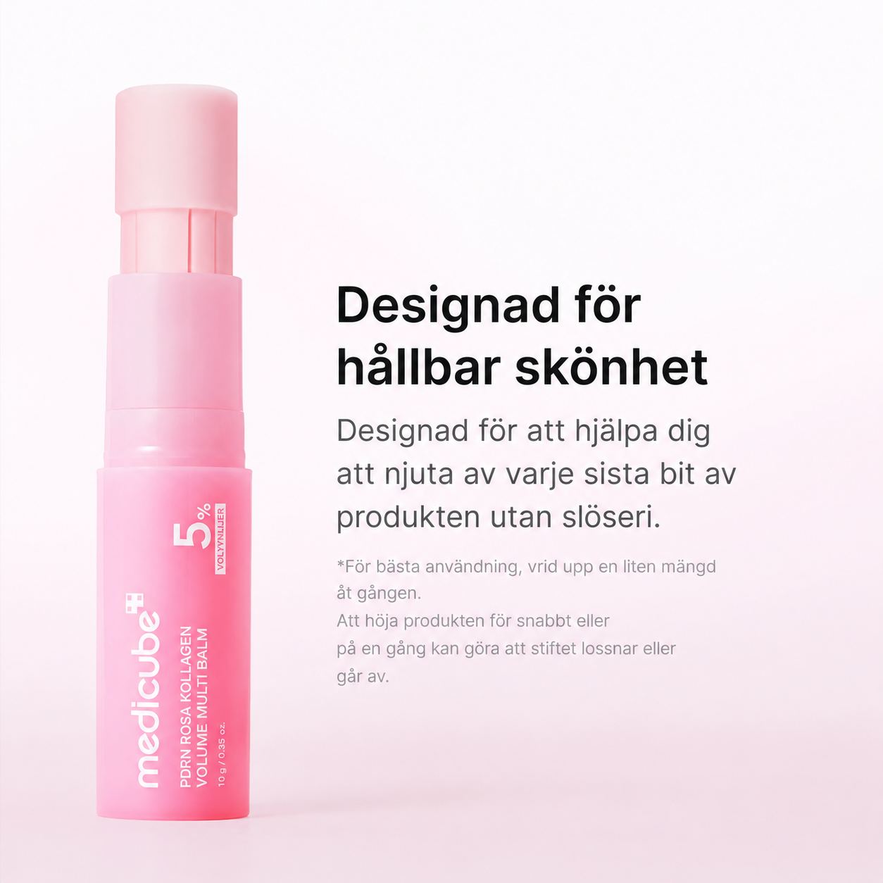 Medicube PDRN Rosa Kollagen Volym Multi Balsam