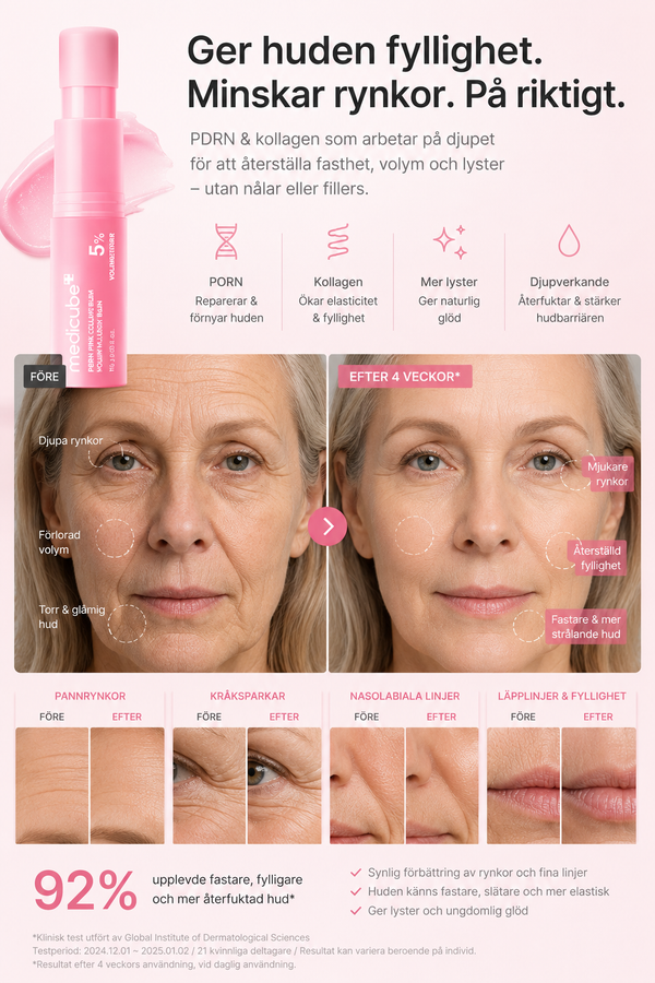 Medicube PDRN Rosa Kollagen Volym Multi Balsam
